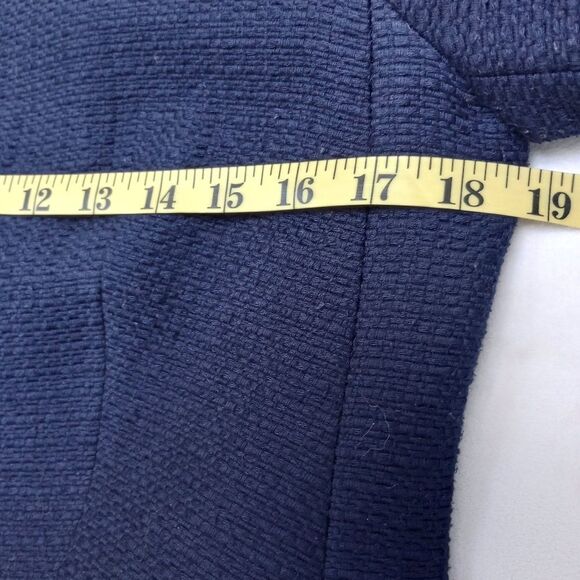 Talbots Navy Textured Blazer Jacket, size 4 - Picture 9 of 16
